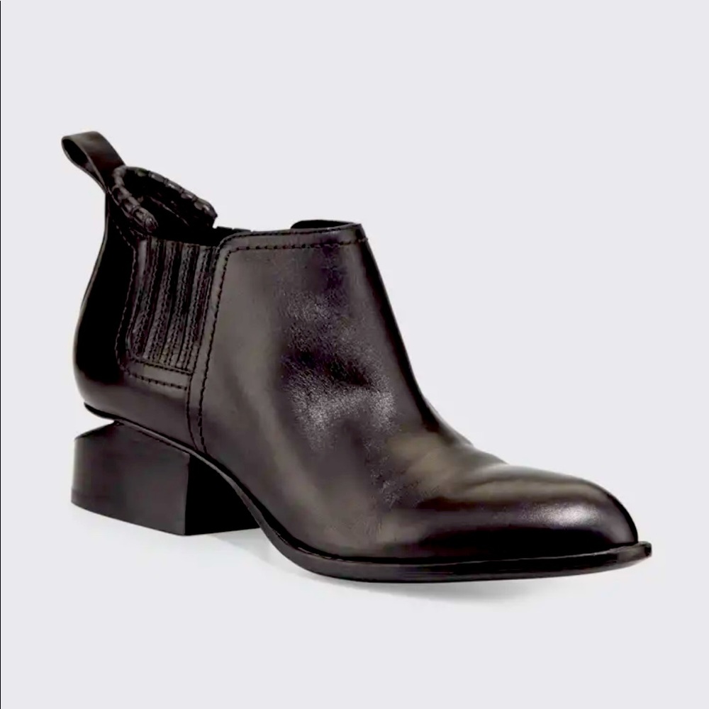 alexander wang kori leather ankle boots